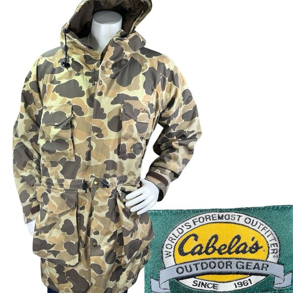 Cabela's Gore-Tex Thinthulate Men XL Camo Parka Hunting Jacket Coat Outdoor Gear - Picture 1 of 13
